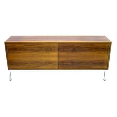 Rosewood Sideboard with Chrome Base, 1970s
