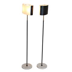 Pair of Floor Lamps by Stilnovo