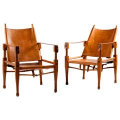 Pair of Safari Chairs by Wilhelm Kienzle