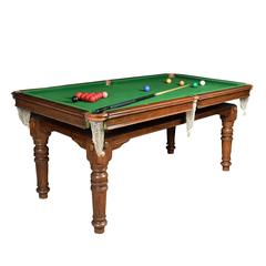 E J Riley of Accrinton Snooker/ Dining Table at 1stDibs | ej riley pool  table, e j riley snooker dining table, ej riley pool tables
