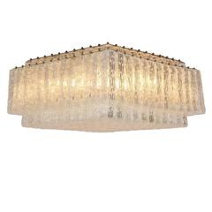 Verano Glass Chandelier by Toni Zuccheri, Ed. Venini from the 1960s 3