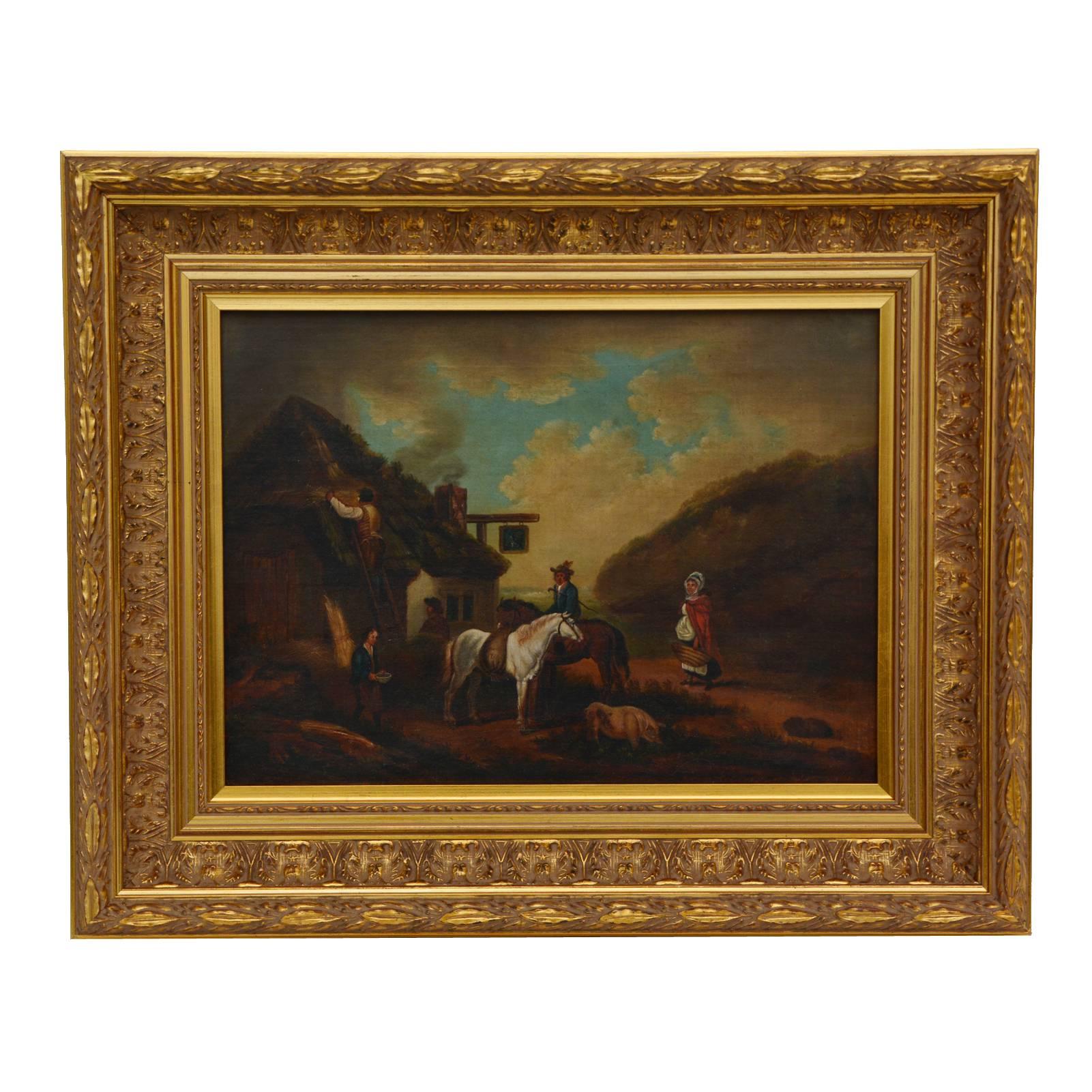 George Morland, Genre Scene, circa 1790 For Sale