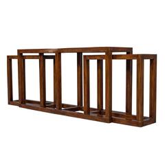 Three-Piece Wood Extendible Console