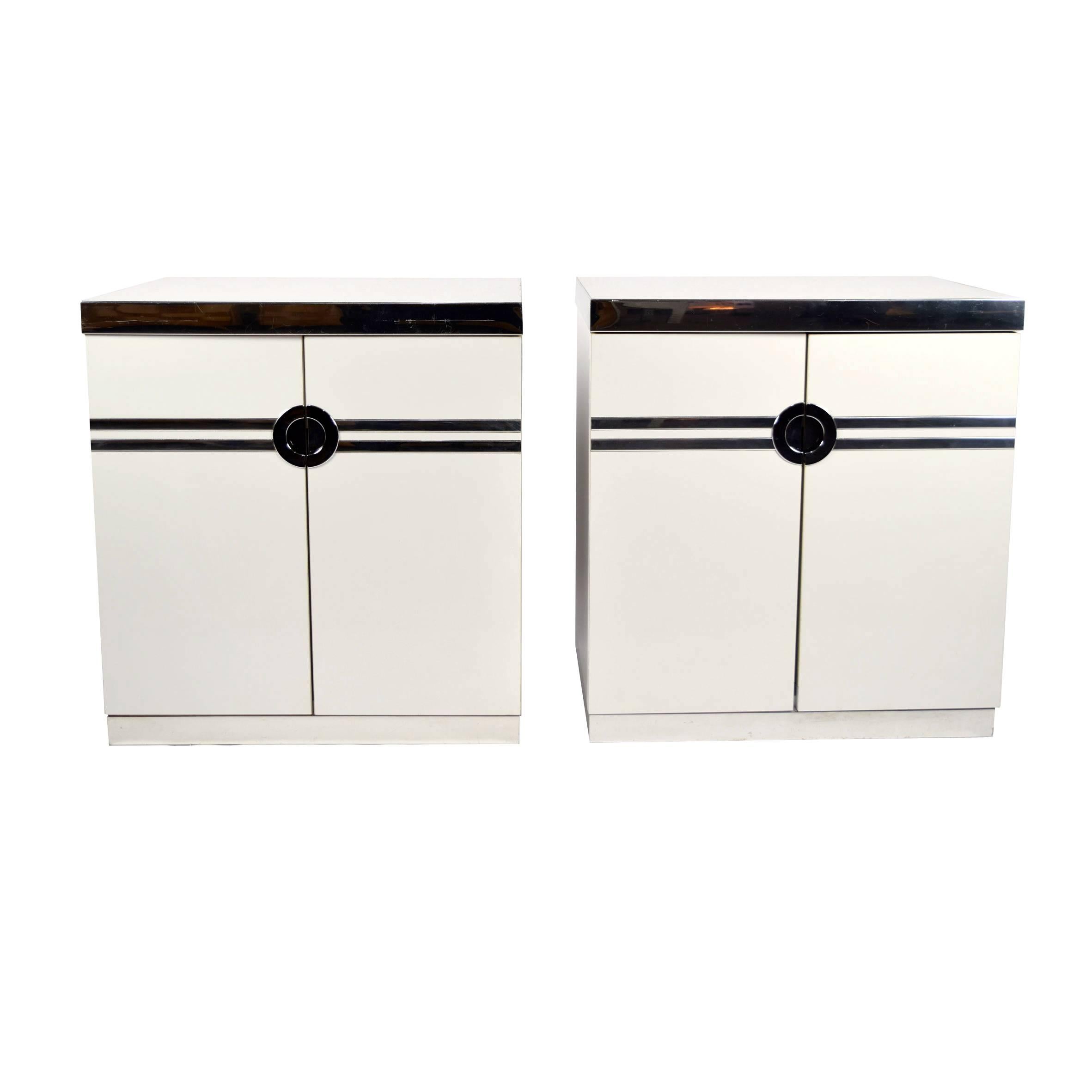 Pair of Pierre Cardin Nightstands