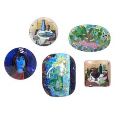 Vintage Selection of Enamels by Ruth Raemisch
