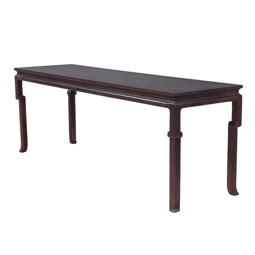 Hickory Chair Black Chinoiserie Console Table