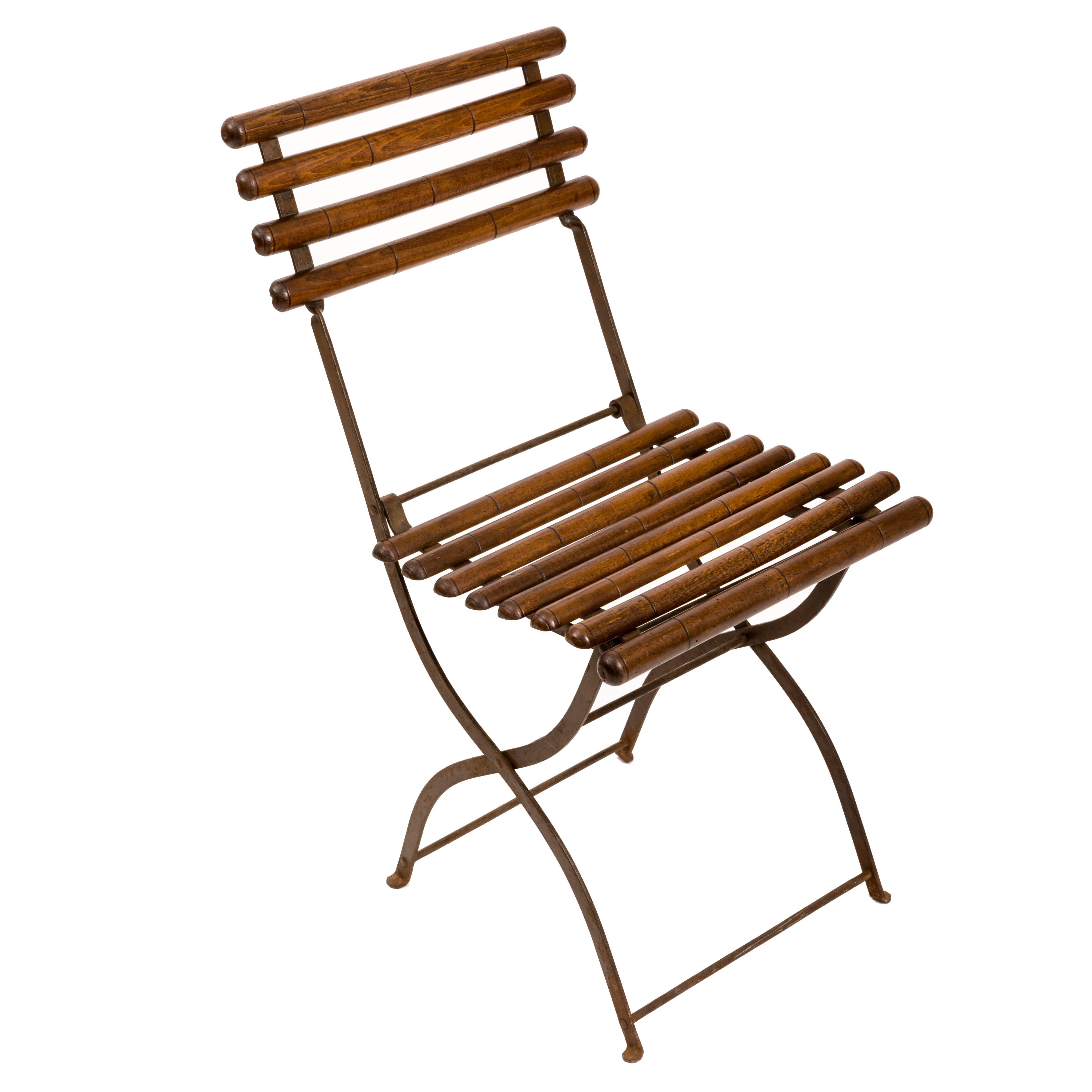 19th Century Faux Bamboo Side Chair, France, circa 1890