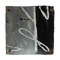 Abstract Oil Painting on Metal