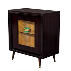 Midcentury French Rosewood Bar Cabinet