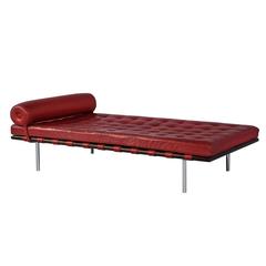Retro Barcelona Daybed in the Manner of Ludwig Mies Van Der Rohe