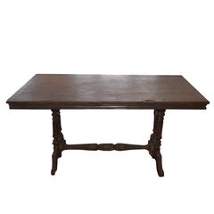 Antique Colonial Teak Wood Table