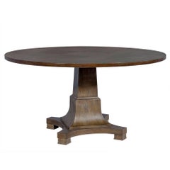 Used Parquetry Cerused Occasional Table