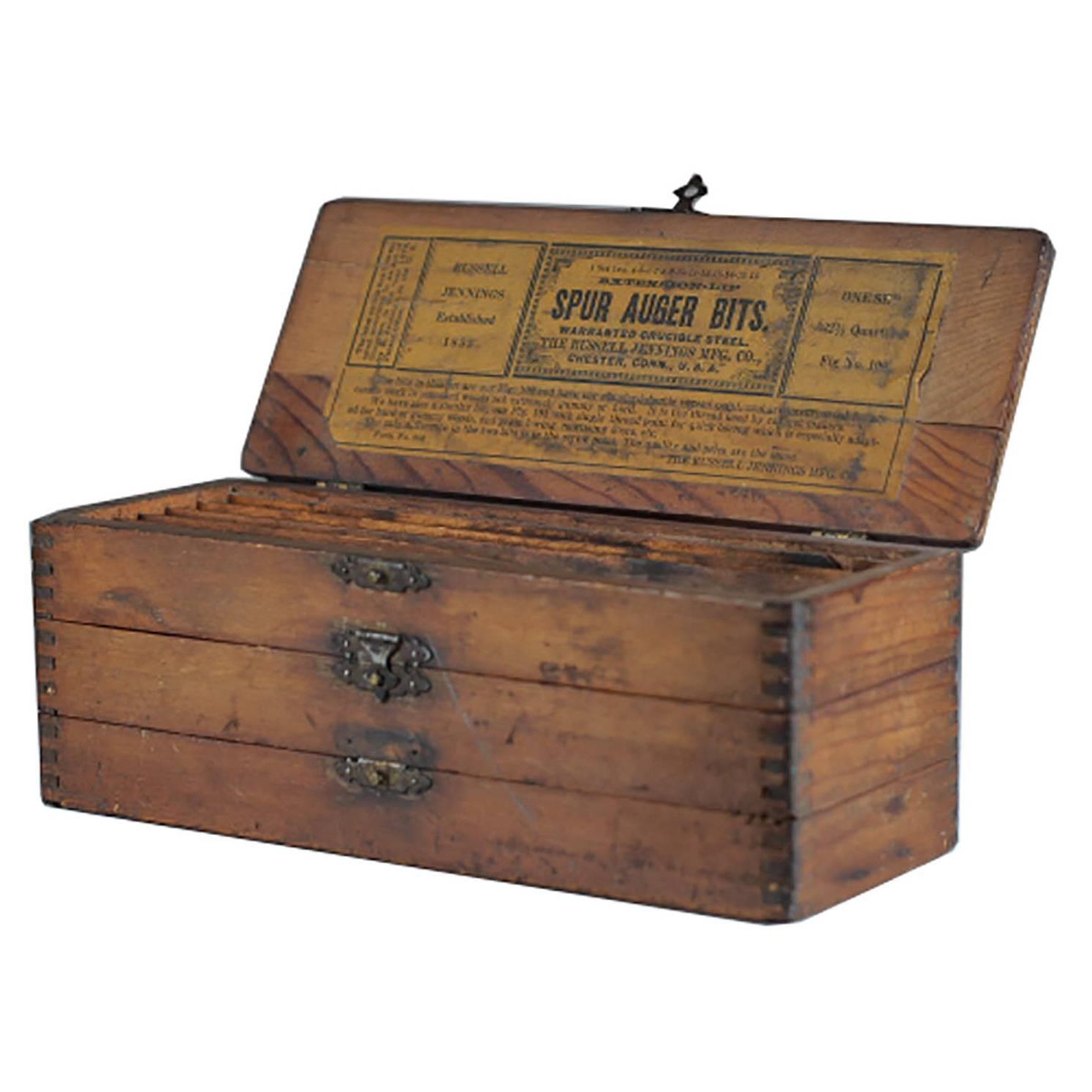 Late 19th Century Wooden Box at 1stdibs