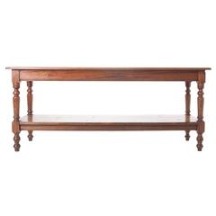Antique French 19th Century Oak Drapers Table