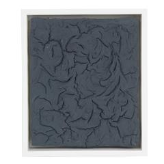Peter Buchman "Charcoal Plaster" on Wood with White Frame, 2014 5