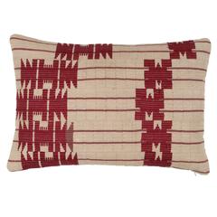 Vintage Ashante African Textile Pillow