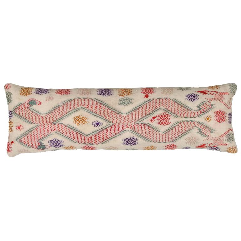 Vietnamese Tai Hill Tribe Bolser Pillow 12 x 39 at 1stdibs