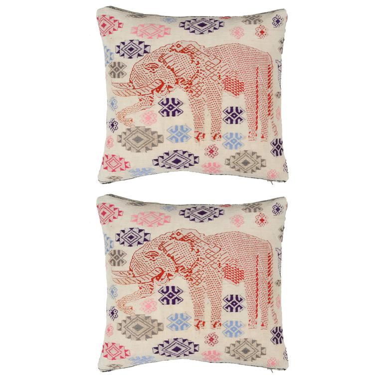 Vietnamese Tai Hill Tribe Pillows at 1stdibs