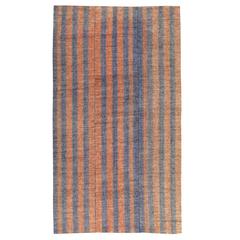 Vintage Turkish Textile Flat-Weave Rug 8