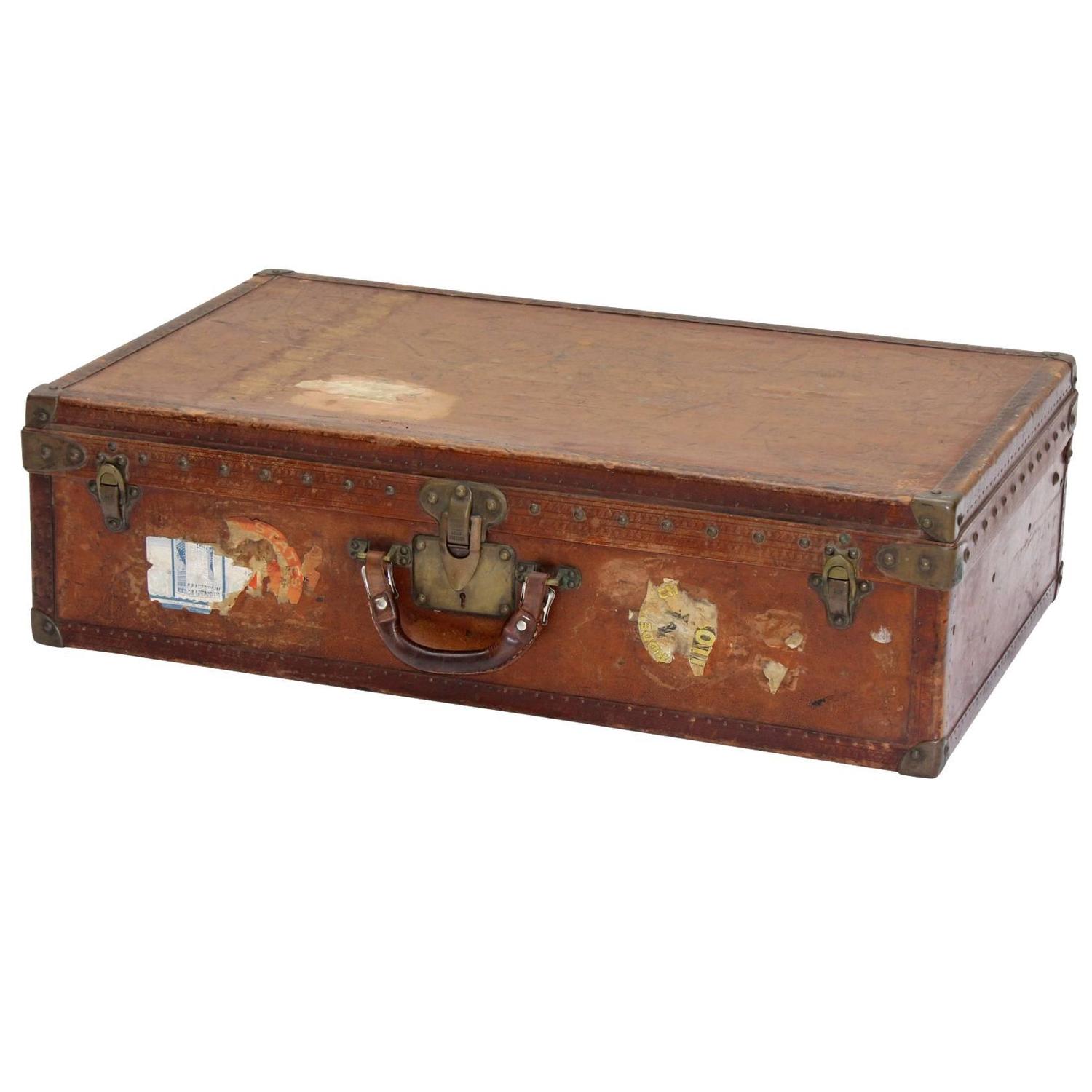 Vintage Louis Vuitton Suitcase For Sale at 1stdibs