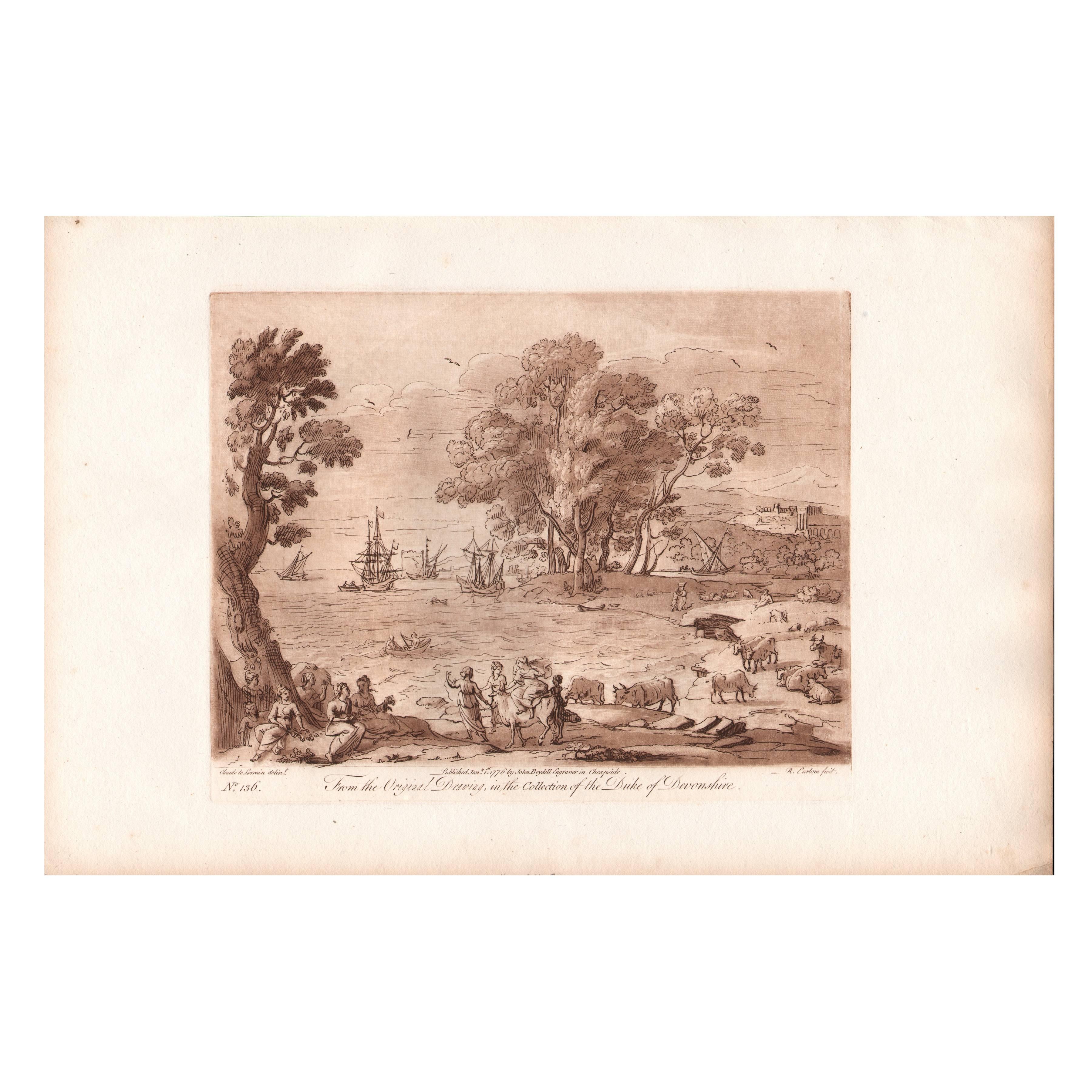 Landscape, No. 136, 1777 For Sale