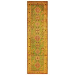 Antique Turkish Oushak Runner 9