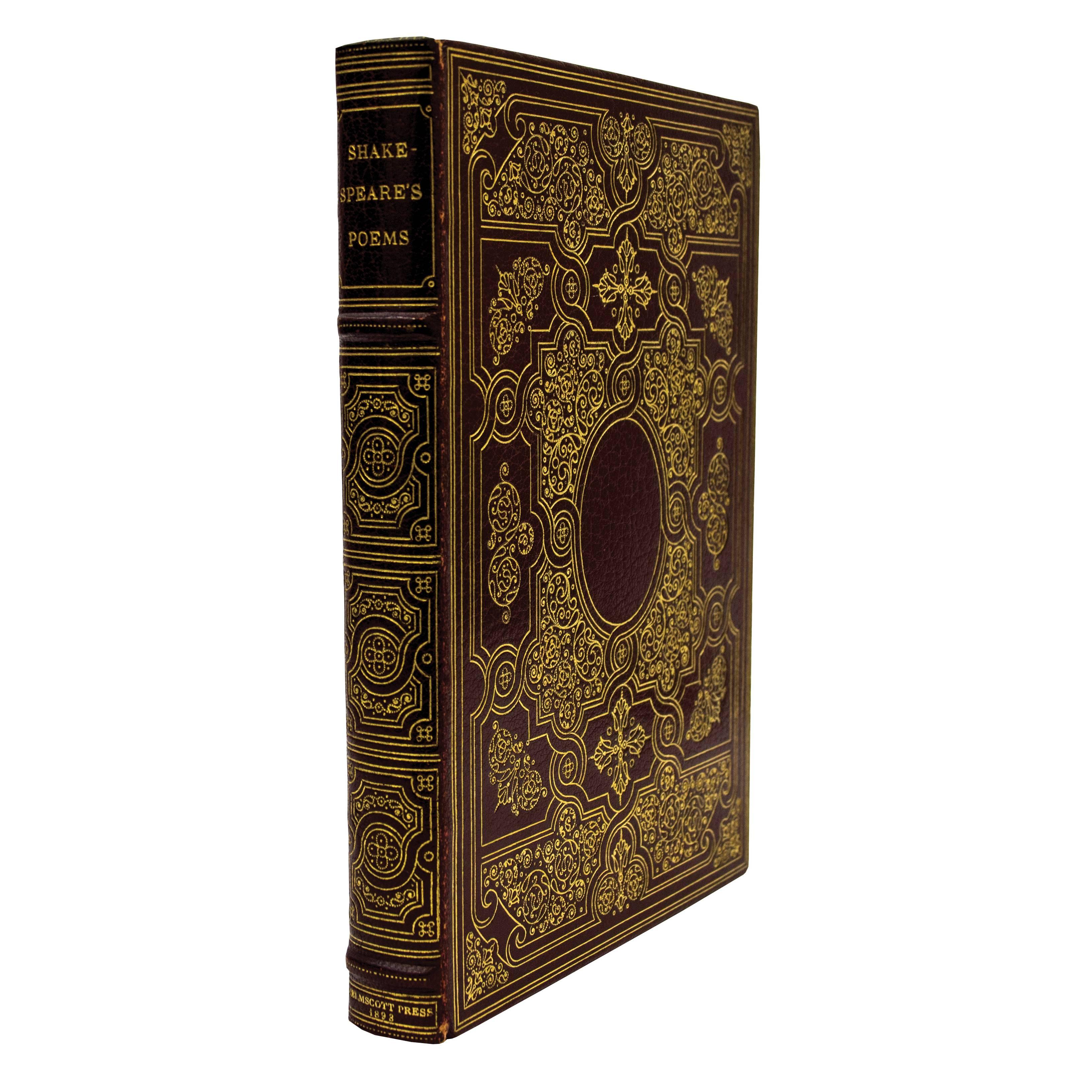 The Poems of William Shakespeare Printed at the Kelmscott Press For Sale