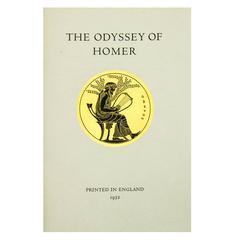 Odyssey of Homer Printed by Bruce Rogers