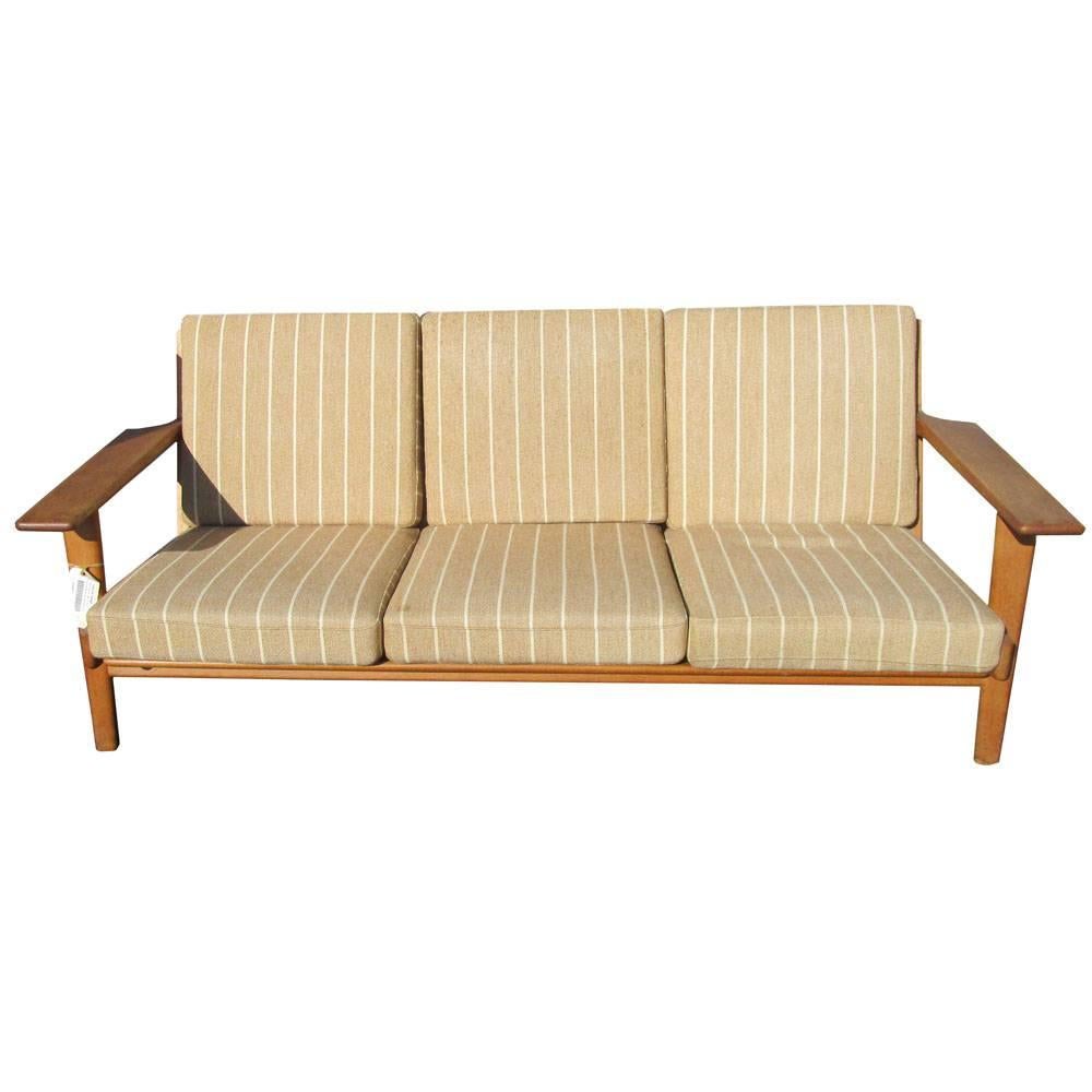   Hans Wegner GE 290 3 Seat Sofa for Getama