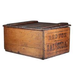 Antique Late 19th Century or Early 20th Century Soda Box