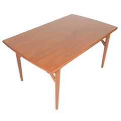 Helge Vestergaard Jensen Style Teak Dining Table