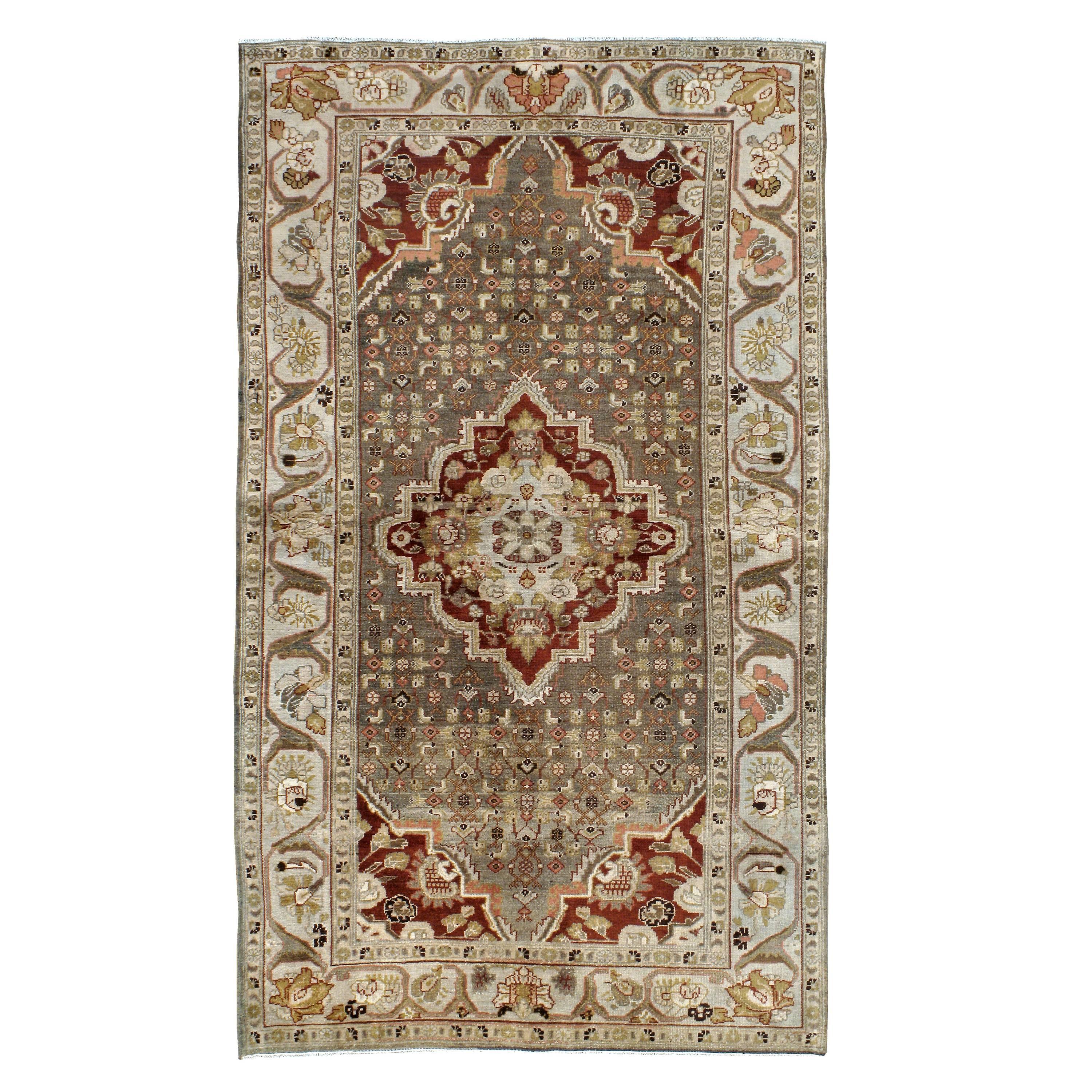 Antique Persian Malayer Rug For Sale