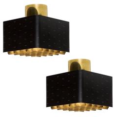 Pair of Paavo Tynell Ceiling Lights, Model 9068