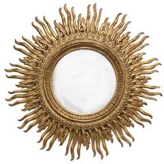 Monumental Mid-century Sunburst Mirror 10