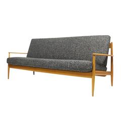 Midcentury Grete Jalk Danish Beechwood Sofa, 1950s, France & Son Denmark