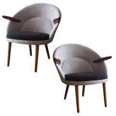 Rare Pair of Easy Chairs by Eric Ostermann, 1957