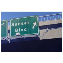 Eric Nash Oil Painting 'Sunset Blvd'