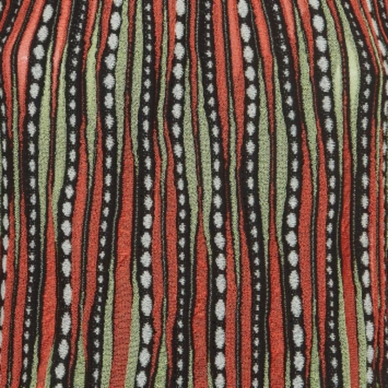 Donna M Missoni - Mini abito in maglia ad A multicolore con motivo di alghe e bolle di sapone - M. I. in vendita