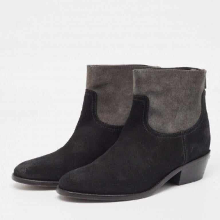 Zadig & Voltaire Botines de ante negro Teddy Talla 37 Negro en venta
