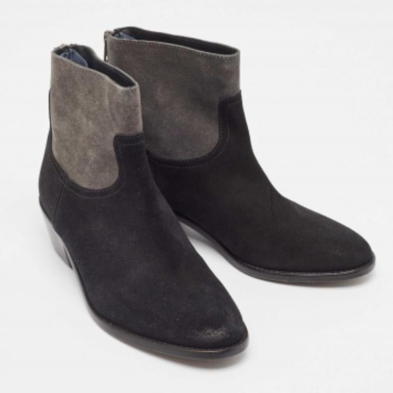 Zadig & Voltaire Botines de ante negro Teddy Talla 37 en Bueno estado para la venta en Dubai, Al Qouz 2