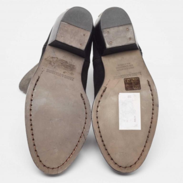 Zadig & Voltaire Botines de ante negro Teddy Talla 37 en venta 2