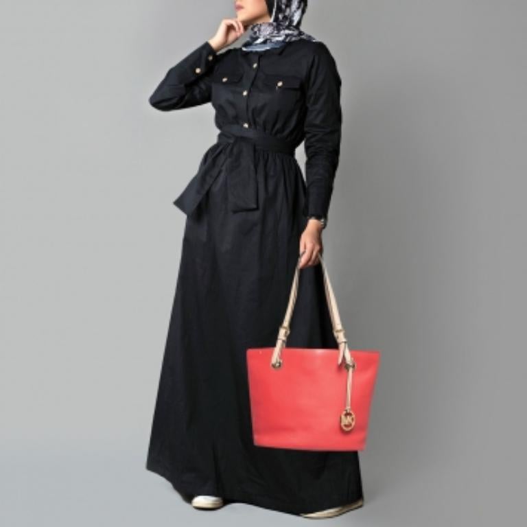 Michael Kors - Tote media Jet Set in pelle color anguria in vendita 4