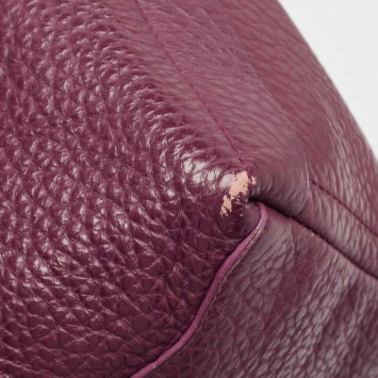 Furla Borsa media in pelle di Capriccio borgogna e ciottoli in vendita 2