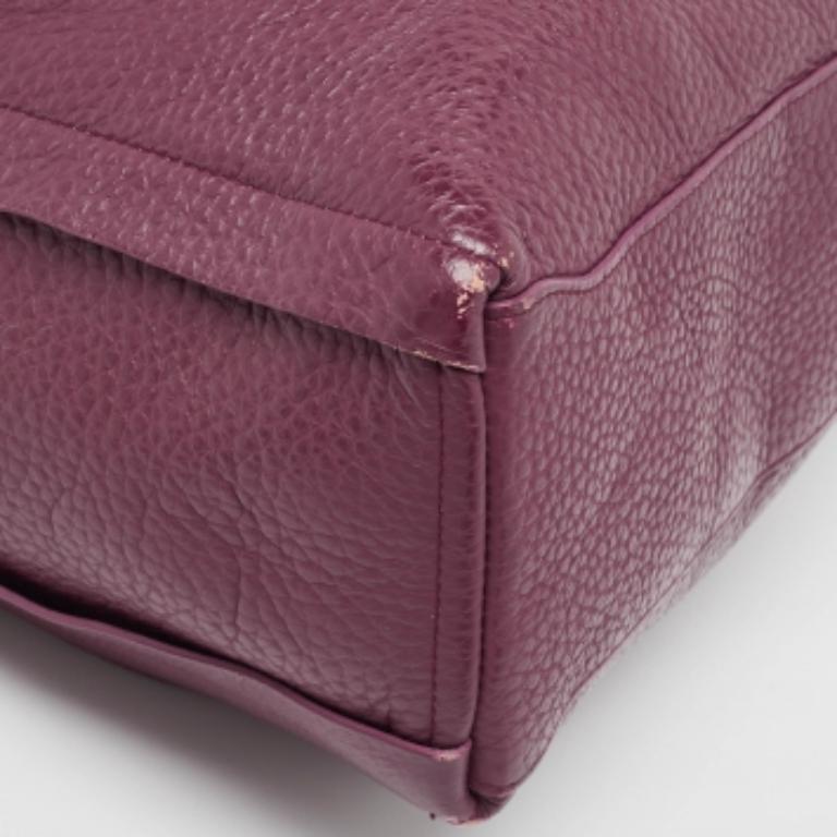 Marrone Furla Borsa media in pelle di Capriccio borgogna e ciottoli in vendita