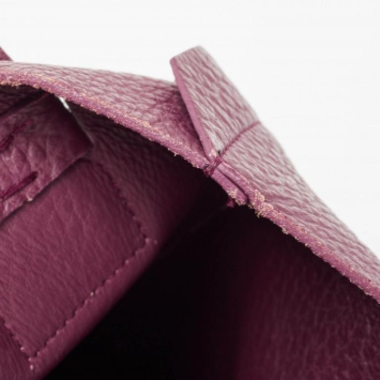 Furla Borsa media in pelle di Capriccio borgogna e ciottoli in vendita 3