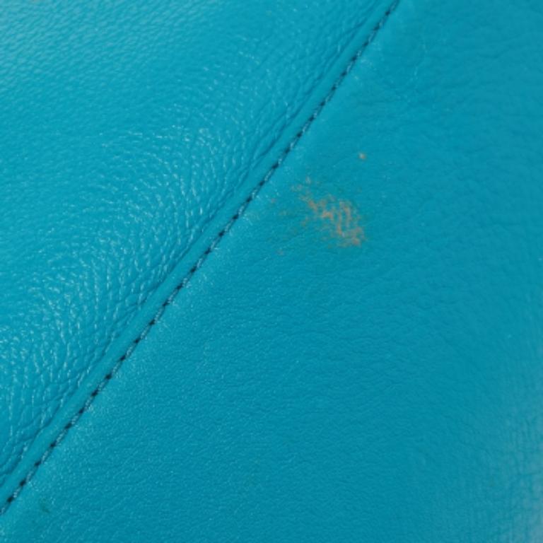 Michael Kors: Jet Set Tote in pelle blu/beige in vendita 2