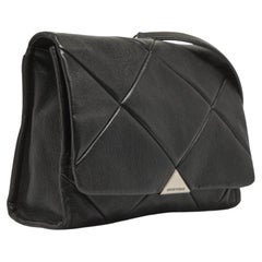 Emporio Armani Borsa a tracolla in ecopelle trapuntata nera Noelle Flap