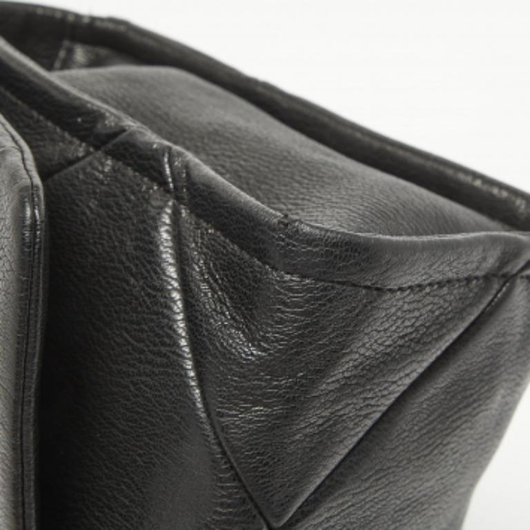 Nero Emporio Armani Borsa a tracolla in ecopelle trapuntata nera Noelle Flap in vendita