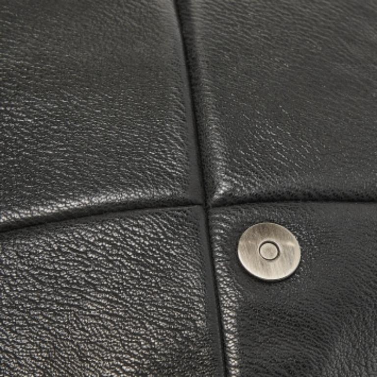 Emporio Armani Borsa a tracolla in ecopelle trapuntata nera Noelle Flap in vendita 3