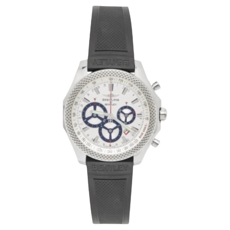 Breitling for Bentley Steel Rubber Barnato Racing A25366 Men's Wristwatch 49 mm